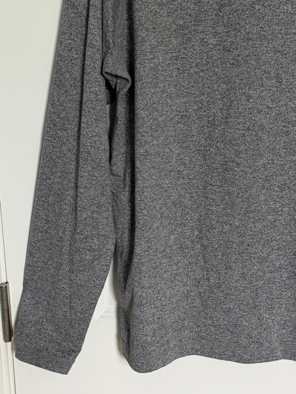 RHONE Men's Heather Gray Reign Long Sleeve Performance T-Shirt XL 54704 - Picture 9 of 13